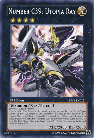 Number C39: Utopia Ray [SP14-EN022] Common - Duel Kingdom