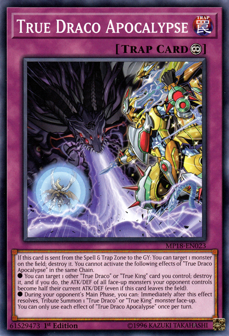 True Draco Apocalypse [MP18-EN023] Common - Duel Kingdom