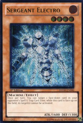 Sergeant Electro [PHSW-EN090] Ultimate Rare - Duel Kingdom