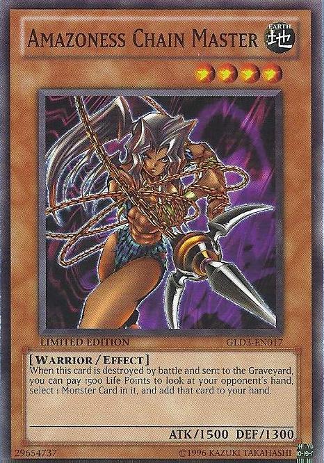 Amazoness Chain Master [GLD3-EN017] Common - Duel Kingdom