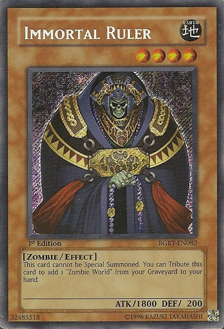 Immortal Ruler [RGBT-EN082] Secret Rare - Duel Kingdom