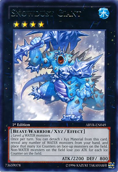 Snowdust Giant [ABYR-EN049] Rare - Duel Kingdom