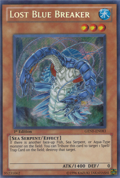 Lost Blue Breaker [GENF-EN083] Secret Rare - Duel Kingdom