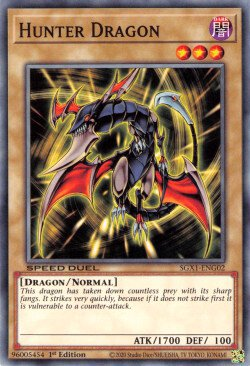 Hunter Dragon [SGX1-ENG02] Common - Duel Kingdom