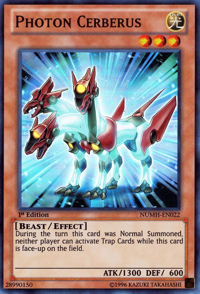 Photon Cerberus [NUMH-EN022] Super Rare - Duel Kingdom