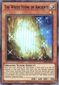 The White Stone of Ancients (Blue) [LDS2-EN013] Ultra Rare - Duel Kingdom