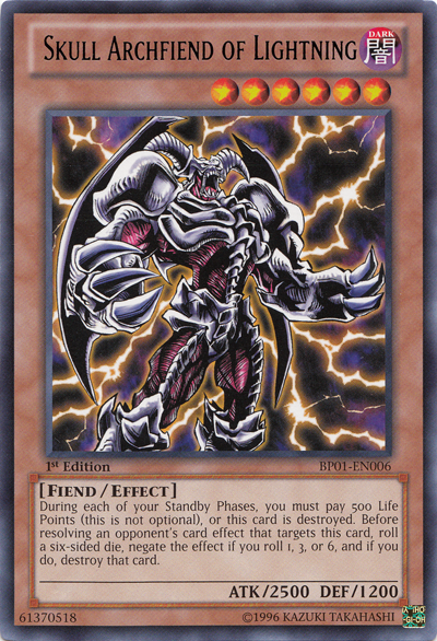 Skull Archfiend of Lightning [BP01-EN006] Rare - Duel Kingdom