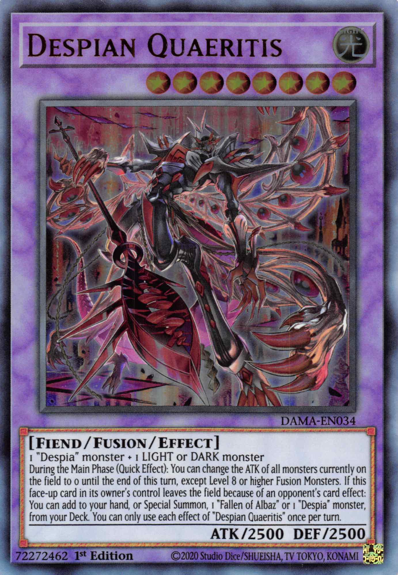 Despian Quaeritis [DAMA-EN034] Ultra Rare - Duel Kingdom