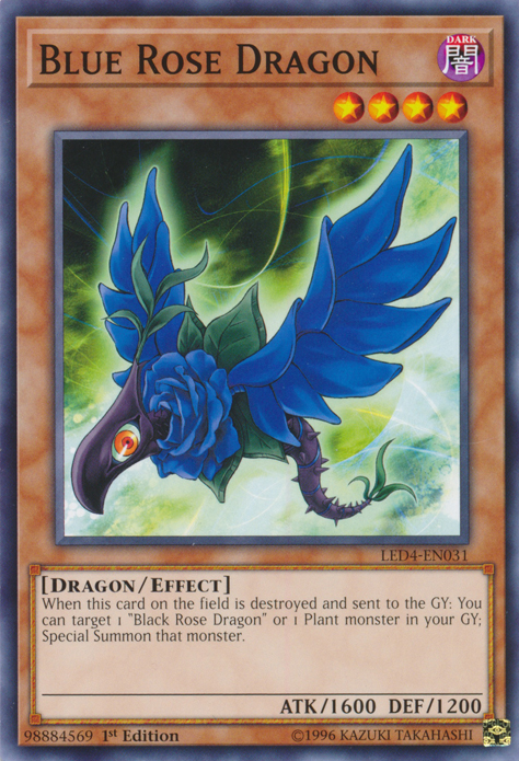 Blue Rose Dragon [LED4-EN031] Common - Duel Kingdom