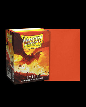 100ct Dual Matte Sleeves - Ember