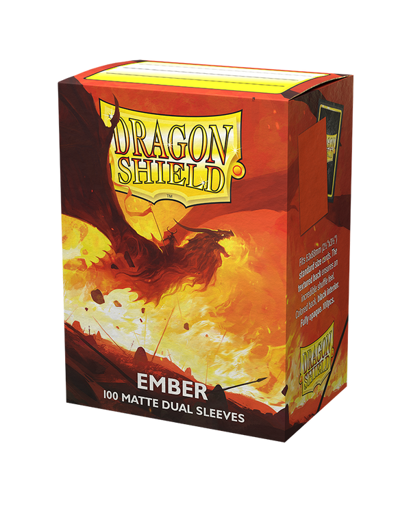 100ct Dual Matte Sleeves - Ember