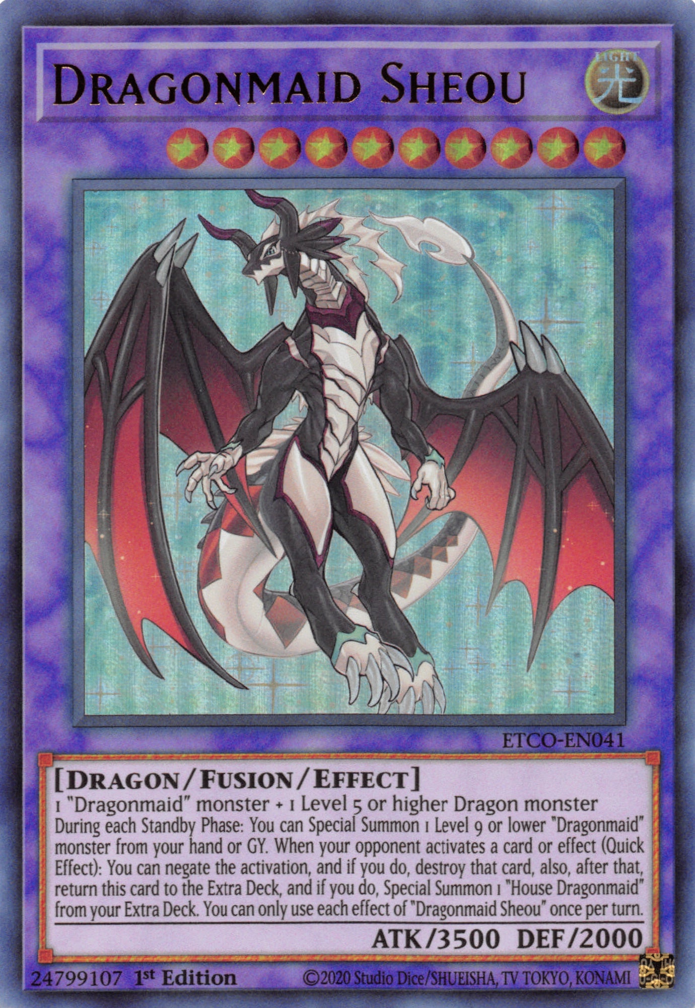 Dragonmaid Sheou [ETCO-EN041] Ultra Rare