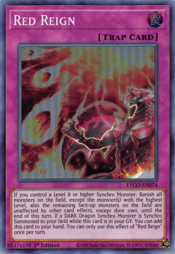 Red Reign [ETCO-EN074] Super Rare