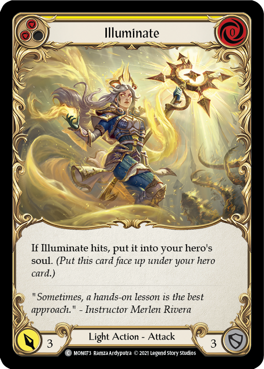 Illuminate (Yellow) [MON073] 1st Edition Normal - Duel Kingdom