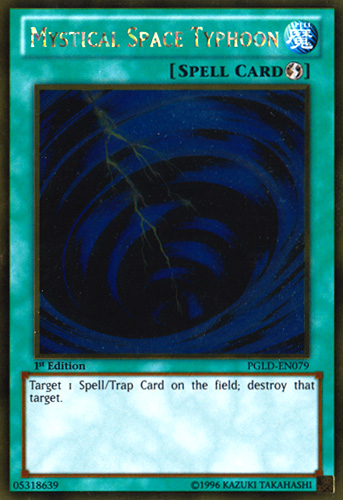 Mystical Space Typhoon [PGLD-EN079] Gold Rare - Duel Kingdom