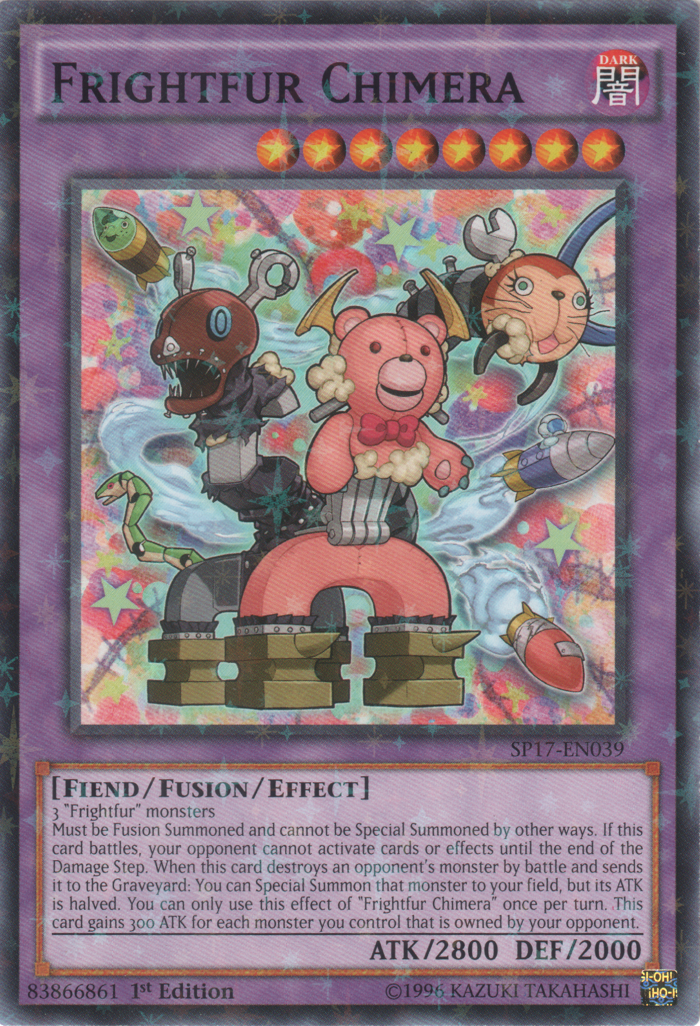 Frightfur Chimera [SP17-EN039] Starfoil Rare - Duel Kingdom