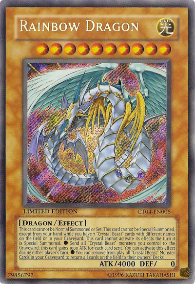 Rainbow Dragon [CT04-EN005] Secret Rare - Duel Kingdom
