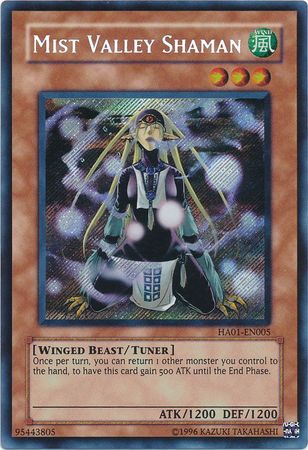 Mist Valley Shaman [HA01-EN005] Secret Rare - Duel Kingdom