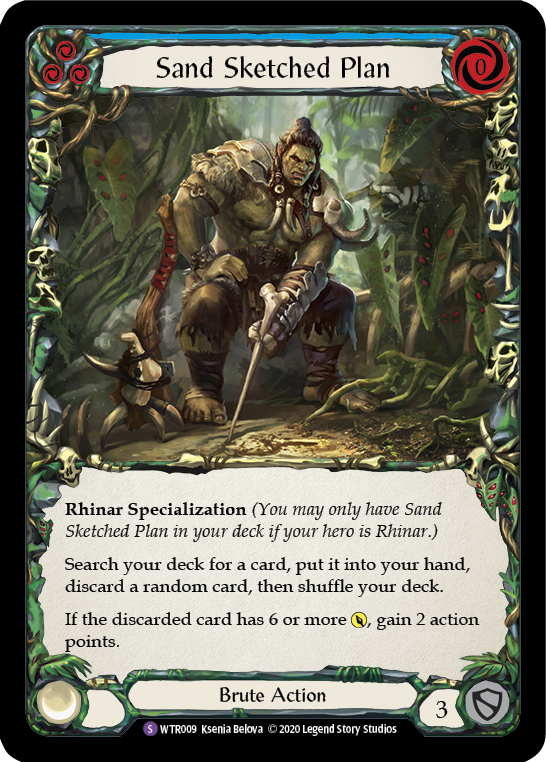 Sand Sketched Plan [WTR009] Unlimited Rainbow Foil - Duel Kingdom