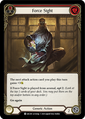 Force Sight (Red) [ARC206] Unlimited Normal - Duel Kingdom