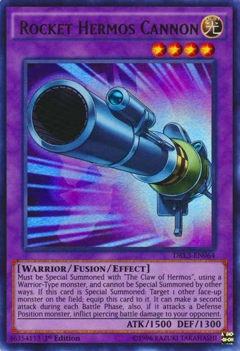 Rocket Hermos Cannon [DRL3-EN064] Ultra Rare - Duel Kingdom