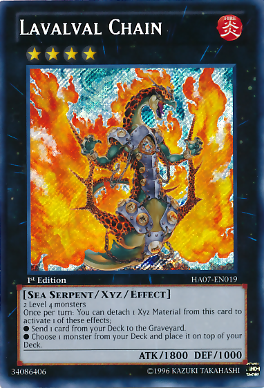 Lavalval Chain [HA07-EN019] Secret Rare - Duel Kingdom