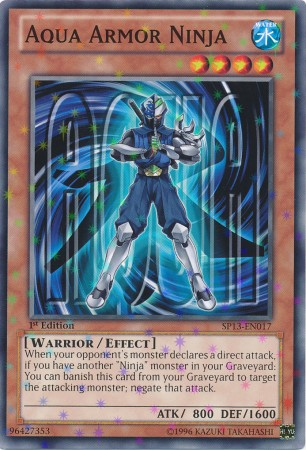 Aqua Armor Ninja [SP13-EN017] Starfoil Rare - Duel Kingdom