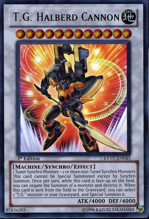 T.G. Halberd Cannon [EXVC-EN043] Ultra Rare - Duel Kingdom