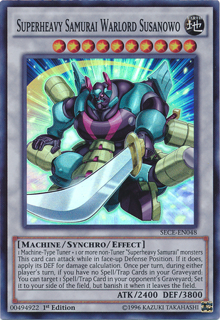 Superheavy Samurai Warlord Susanowo [SECE-EN048] Super Rare - Duel Kingdom