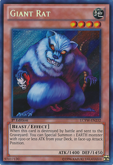 Giant Rat [LCYW-EN232] Secret Rare - Duel Kingdom