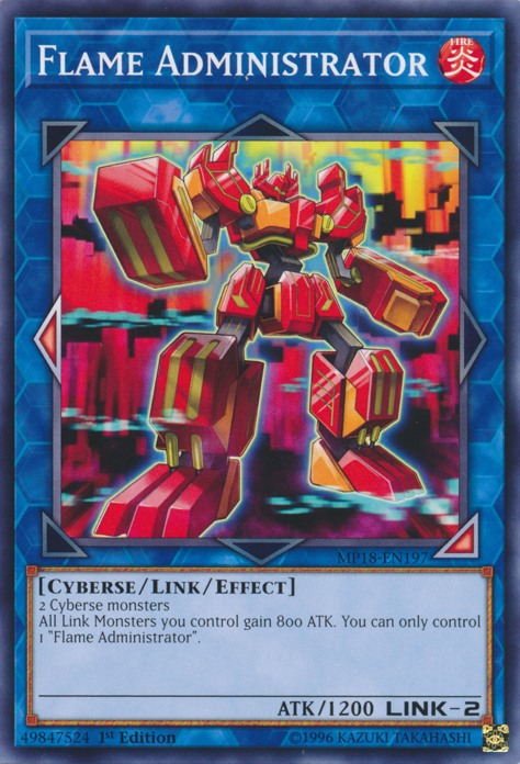 Flame Administrator [MP18-EN197] Common - Duel Kingdom