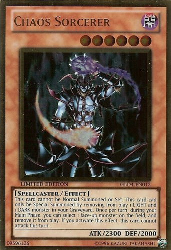 Chaos Sorcerer [GLD4-EN012] Gold Rare - Duel Kingdom