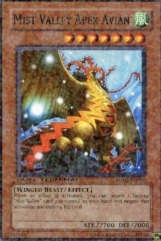 Mist Valley Apex Avian [DT02-EN079] Rare - Duel Kingdom