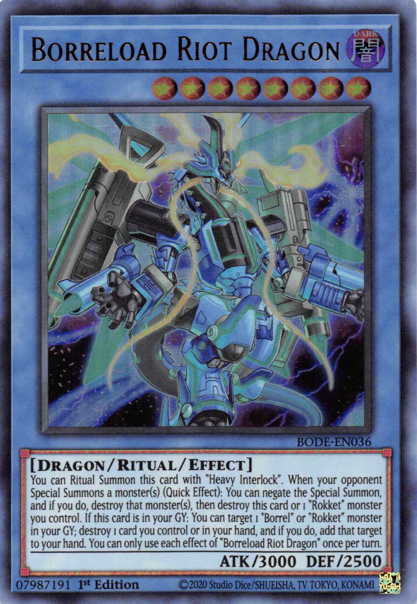 Borreload Riot Dragon [BODE-EN036] Ultra Rare - Duel Kingdom