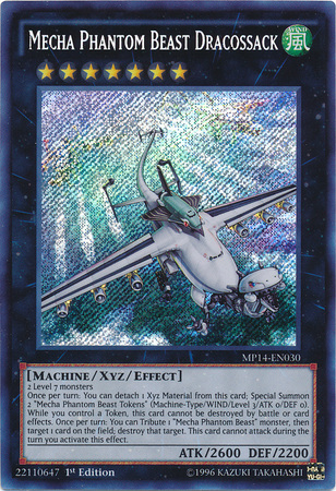 Mecha Phantom Beast Dracossack [MP14-EN030] Secret Rare - Duel Kingdom