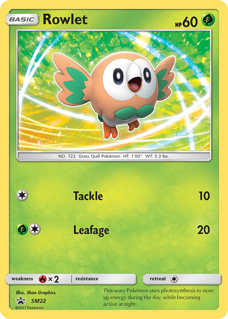 Rowlet (SM22) [Sun & Moon: Black Star Promos] - Duel Kingdom