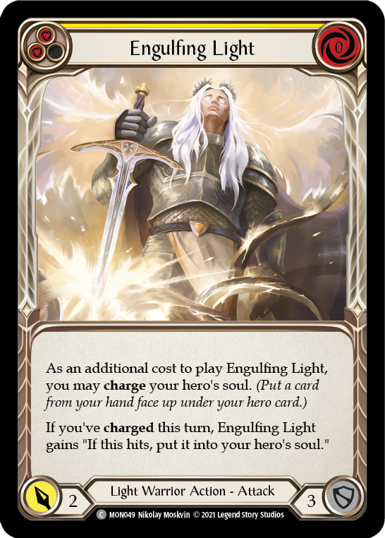 Engulfing Light (Yellow) [MON049] 1st Edition Normal - Duel Kingdom