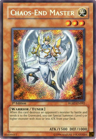 Chaos-End Master [RGBT-EN092] Secret Rare - Duel Kingdom