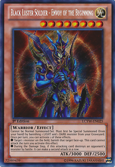 Black Luster Soldier - Envoy of the Beginning [LCYW-EN025] Secret Rare - Duel Kingdom