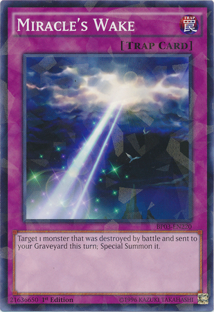 Miracle's Wake [BP03-EN220] Shatterfoil Rare - Duel Kingdom