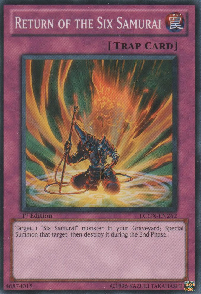 Return of the Six Samurai [LCGX-EN262] Common - Duel Kingdom