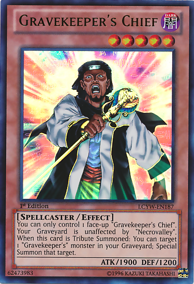 Gravekeeper's Chief [LCYW-EN187] Ultra Rare - Duel Kingdom