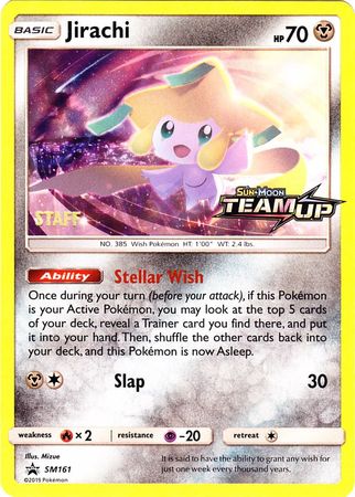 Jirachi (Staff) (SM161) [Sun & Moon: Black Star Promos] - Duel Kingdom