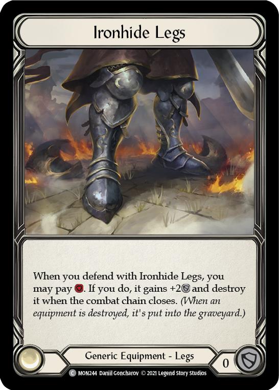 Ironhide Legs [MON244] 1st Edition Normal - Duel Kingdom