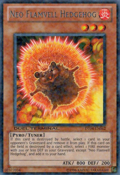 Neo Flamvell Hedgehog [DT04-EN062] Rare - Duel Kingdom