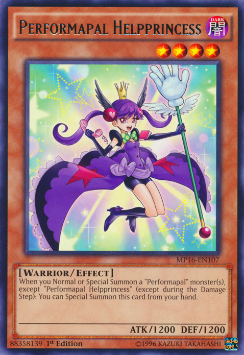 Performapal Helpprincess [MP16-EN107] Rare - Duel Kingdom