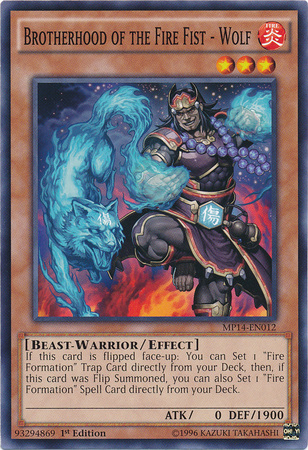 Brotherhood of the Fire Fist - Wolf [MP14-EN012] Common - Duel Kingdom