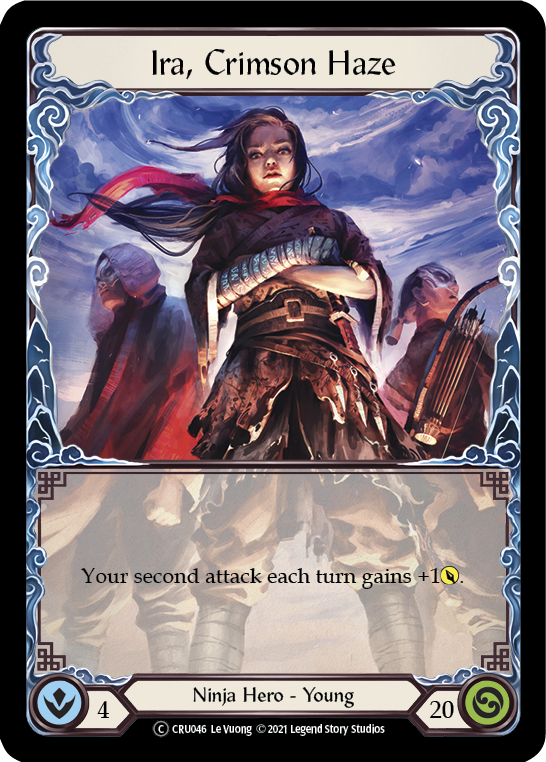 Ira, Crimson Haze (Rainbow Foil) [CRU046-RF] Unlimited Rainbow Foil - Duel Kingdom