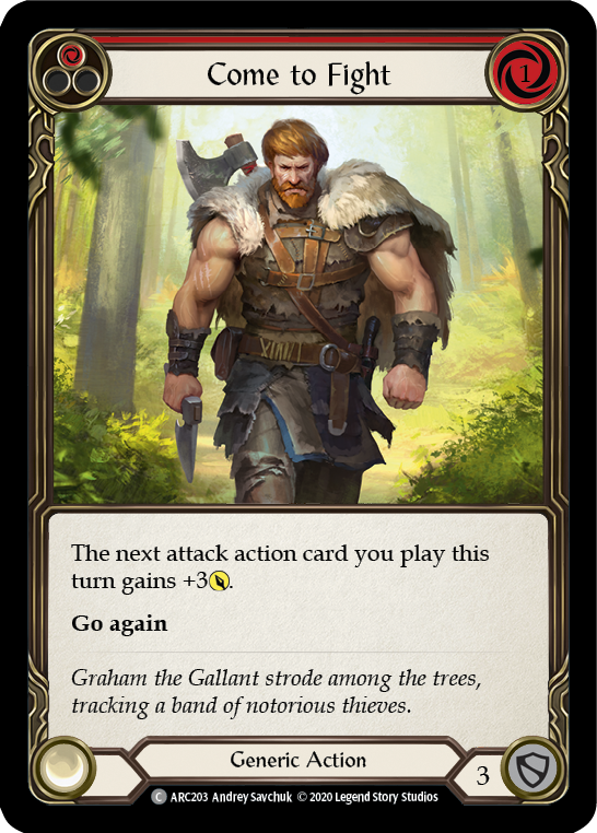 Come to Fight (Red) [ARC203] Unlimited Normal - Duel Kingdom