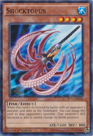 Shocktopus [BP03-EN092] Shatterfoil Rare - Duel Kingdom